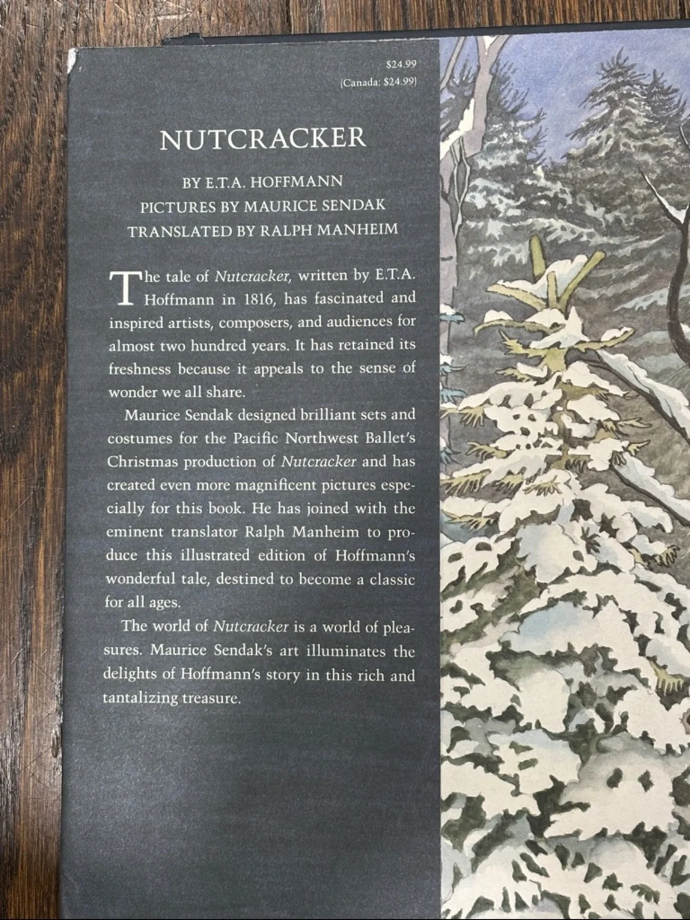 Nutcracker by E.T.A. Hoffmann Maurice Sendak Illustrated Book
